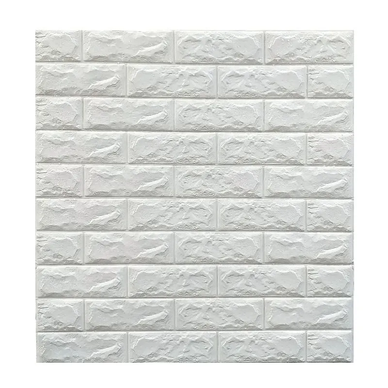 Self adhesive Waterproof TV Background Brick Wallpapers 3D Wall Sticker Living Room Wallpaper Mural Bedroom Decorative Stickers