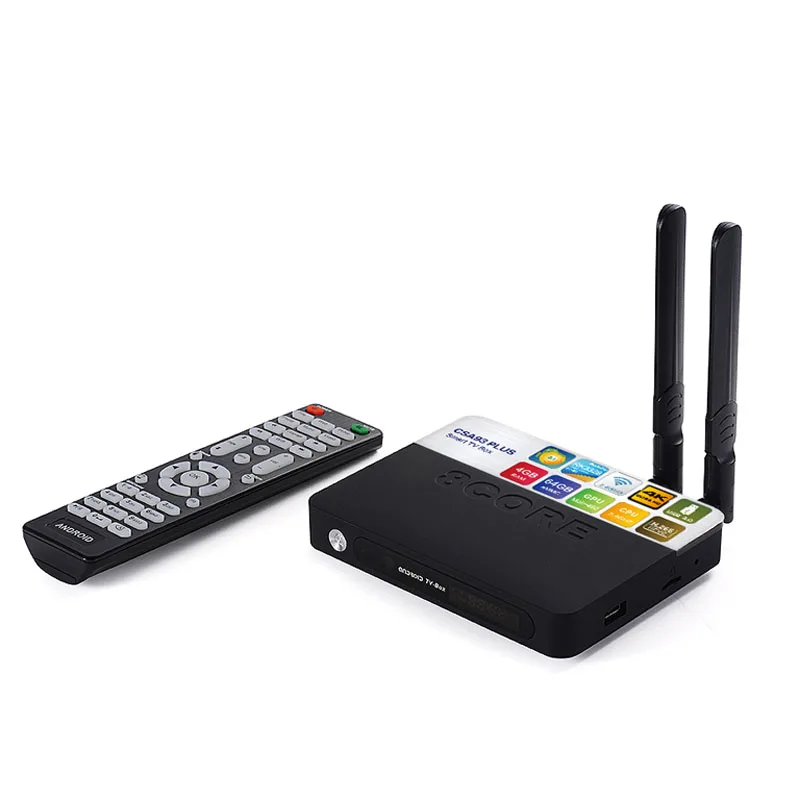 

CSA93 Plus Android 8.1 Smart 4GB RAM 64GB ROM TV Box RK3328 Quad Core Dual Band Wifi 2.4G/5.8Ghz 3D Bluetooth USB 3.0 HD TVbox
