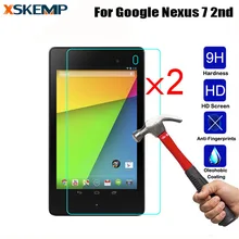 XSKEMP 2 шт./партия анти-Взрывная Защитная пленка для Google Nexus 7 2nd анти-разбивающая прозрачная защита экрана планшета закаленное стекло