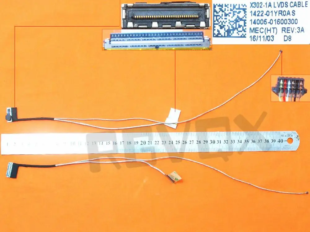 Новый оригинальный кабель для ЖК-экрана ноутбука для Asus X302LA-1A 30Pin PN 1422-01YR0AS 14005-01600300 Замена ноутбука ЖК-монитор LVDS кабель