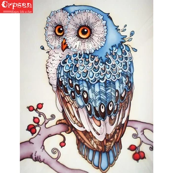 

Full Diamond Painting 3D DIY Round Specail Diamond Embroidery Owl Diamond Mosaic Home Decor Arts Crafts&Sewing Crpsen