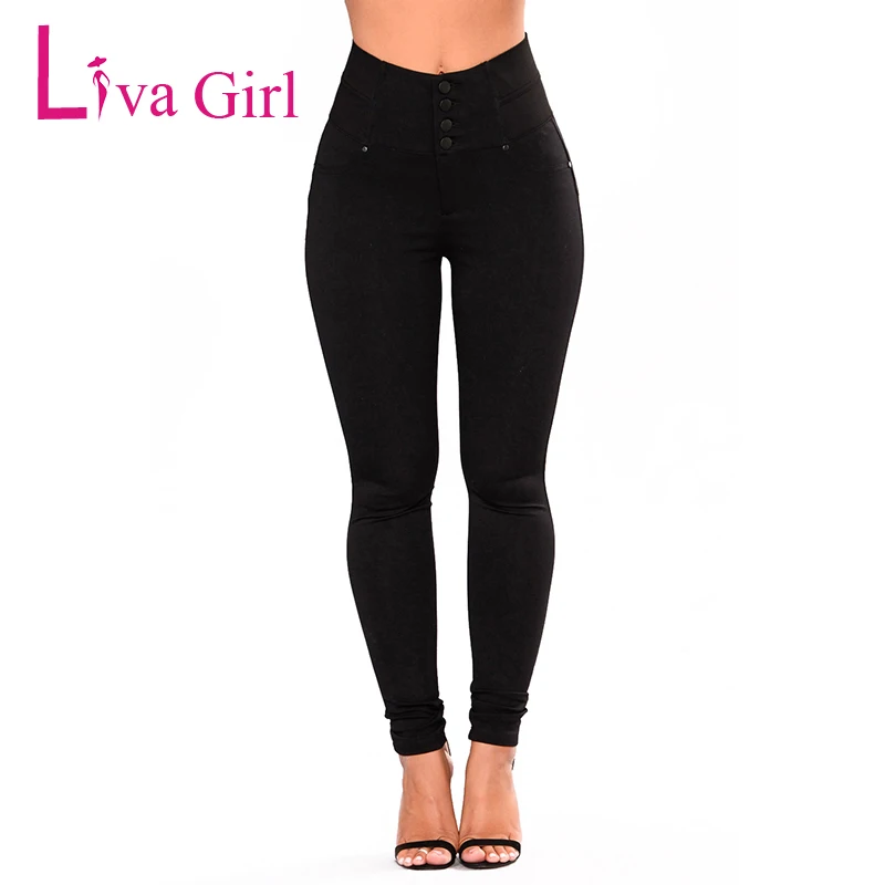 Liva Girl 2018 Black Fitness Legging Trousers Women High