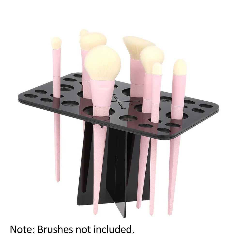 26 Hole Makeup Brush Holder Drying Rack Makeup Cosmetics Brushes