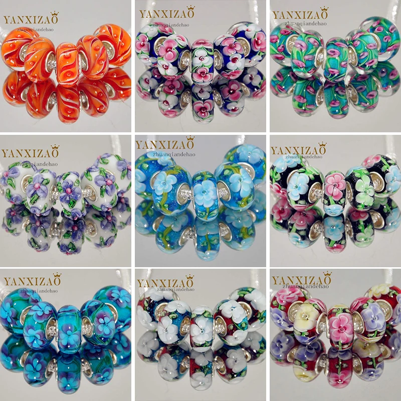 YANXIZAO 2019 Новые DIY бусины для изготовления ювелирных изделий Браслет Fit Pandora