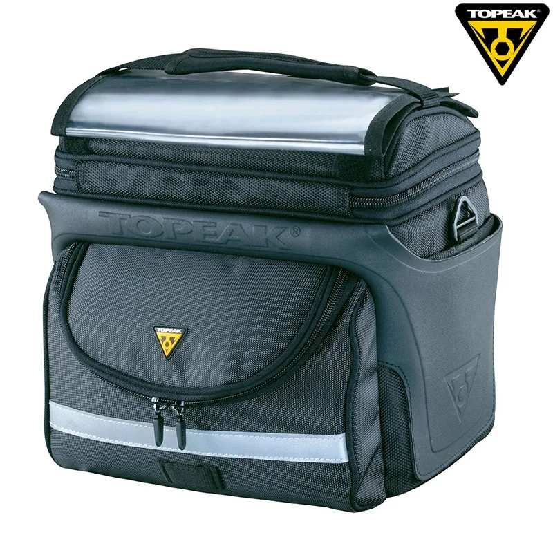 Perfect Topeak TT3022 TT3021 TourGuide Handlebar Bag for Bicycle Camera Bag Bike Front Tube Pannier Mountain Bike Cycling accessory 1