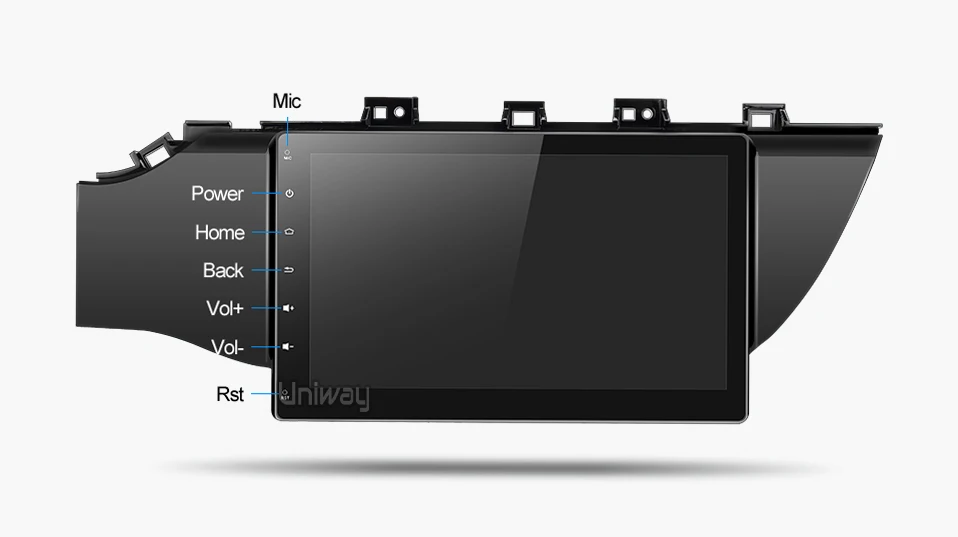 Discount uniway A17K21071 2G+32G Octa 8 core  android 8.1  car dvd for kia k2 rio 2016 2017 multimedia car radio gps 23