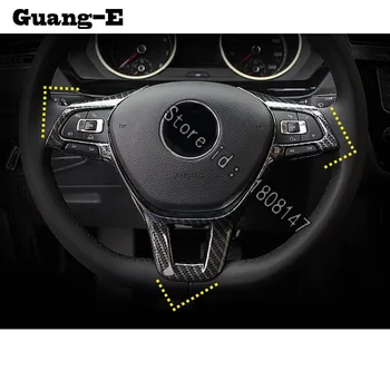 

For Volkswagen Vw T-ROC TROC 2017 2018 2019 2020 Car sticker cover body Steering wheel Kit Trim frame panel lamp part hood