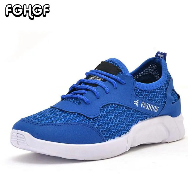 

Men shoes 2018 New Arrivals mesh Breathable Ultra-light lace-up shoes men sneakers spring comfortable men vulcanize Shoes M395