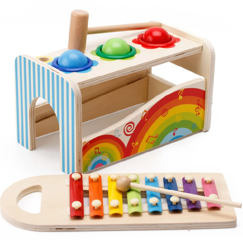 Buy MWZ Baby Wooden Noise Maker Knock Ball Xylophone