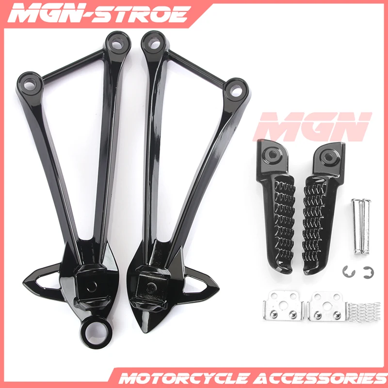 Задние подножки подножка кронштейн педали для KAWASAKI ZX6R ZX 6R 2009 2012 09 10 11 ZX10R 08 2008