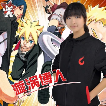 

Naruto Cosplay Jackey Uzumaki Boruto Cosplay Hoodies Unisex Daily Coat Adult Top Halloween Cosplay Costumes