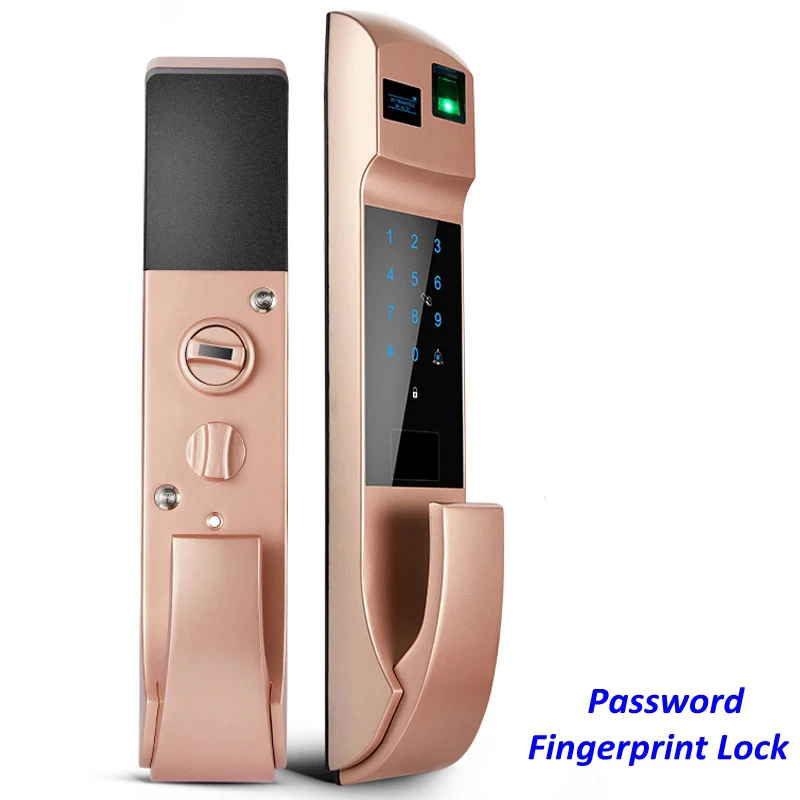 Automatic Fingerprint Lock Password Lock Smart Door Lock Anti-theft Home Electronic Card Automatica - 33013928269