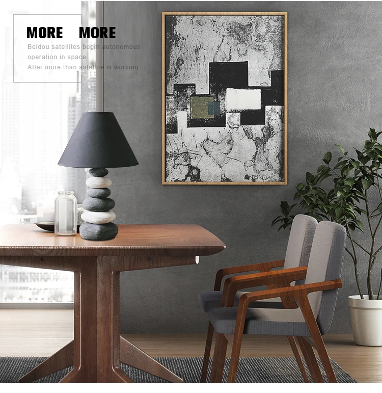 Candeeiro de Mesa Luz da Noite País Pedra Cerâmica Dimmer Sala Estar Cabeceira Porcelana Ajustável Pequena Leitura h 36 - 42cm 1072 11 Luzes e Iluminação
