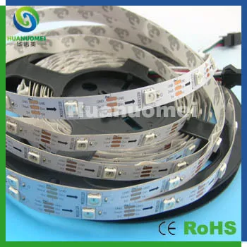 

WS2812b,DC5V,RGB full color led strip light,150leds/5m led pixel strip addressable