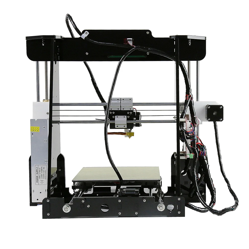 Заводская распродажа Anet A8 3d принтер 2004 lcd MK8 насадка Высокая точность Reprap i3 DIY Набор 3d принтер размер печати 220*220*240 мм