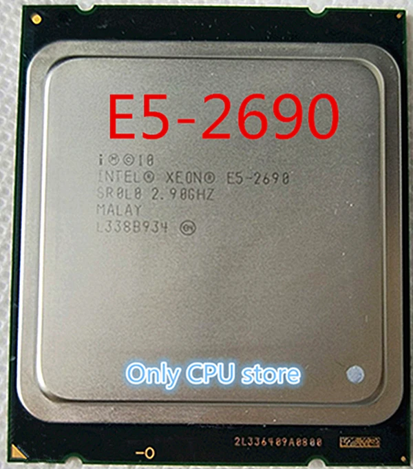 Процессор Intel Xeon Φ E5 2690 Восьмиядерный 2 9G SROL0 C2 LGA2011 CPU 100% рабочий процессор для