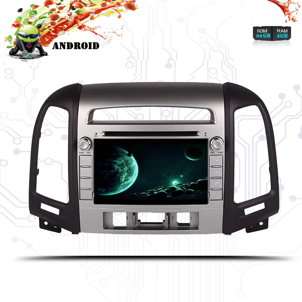 Flash Deal 7 Inch Car Multimedia player Auto DVD android 9.0 4G+64G For HYUNDAI/SANTAFE/SANTA FE 2006-12 Radio 8Core 3/4G FM GPS Navigation 1 Flash Deal 7 Inch Car Multimedia player Auto DVD android 9.0 4G+64G For HYUNDAI/SANTAFE/SANTA FE 2006-12 Radio 8Core 3/4G FM GPS Navigation 1