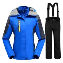 Зимний женский лыжный костюм, высокое качество, ветронепроницаемый, водонепроницаемый, дышащий, Термальный, для сноуборда, куртки, для горного катания, костюм для женщин