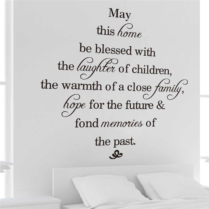 hope for the future fond memories of the past quotes wall stickers