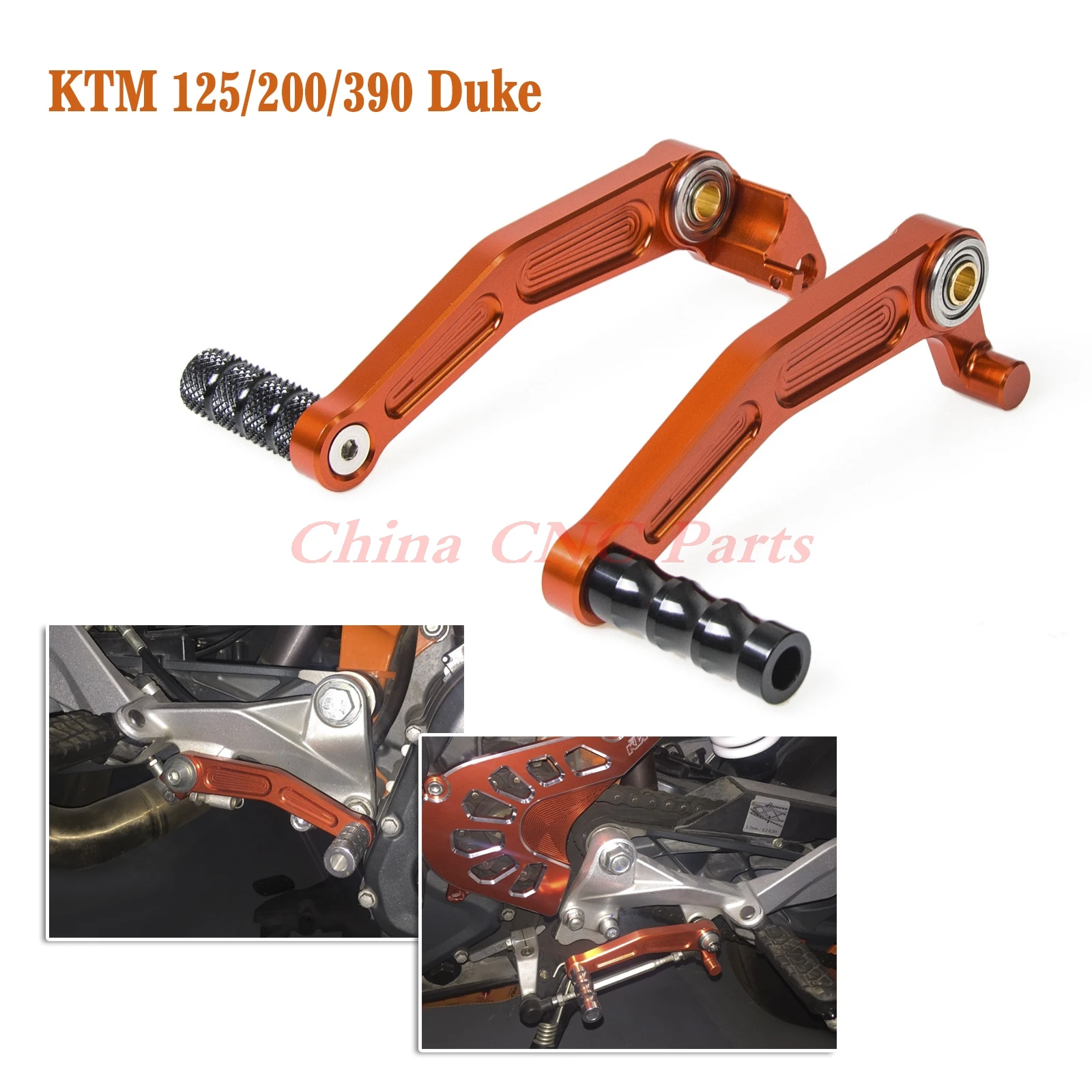 

NICECNC Foot Rests Foot Brake Clutch Gear Pedal Lever Shifting Lever for KTM Duke RC 125 200 390 2013 2014 2015 2016