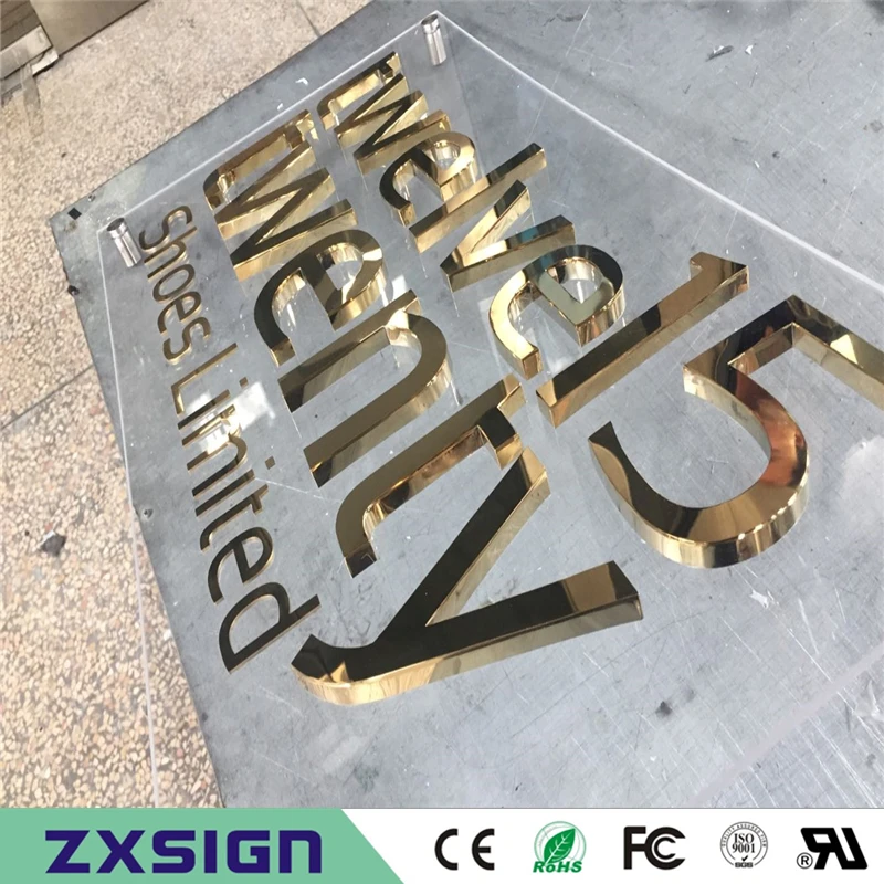 gold color letter01