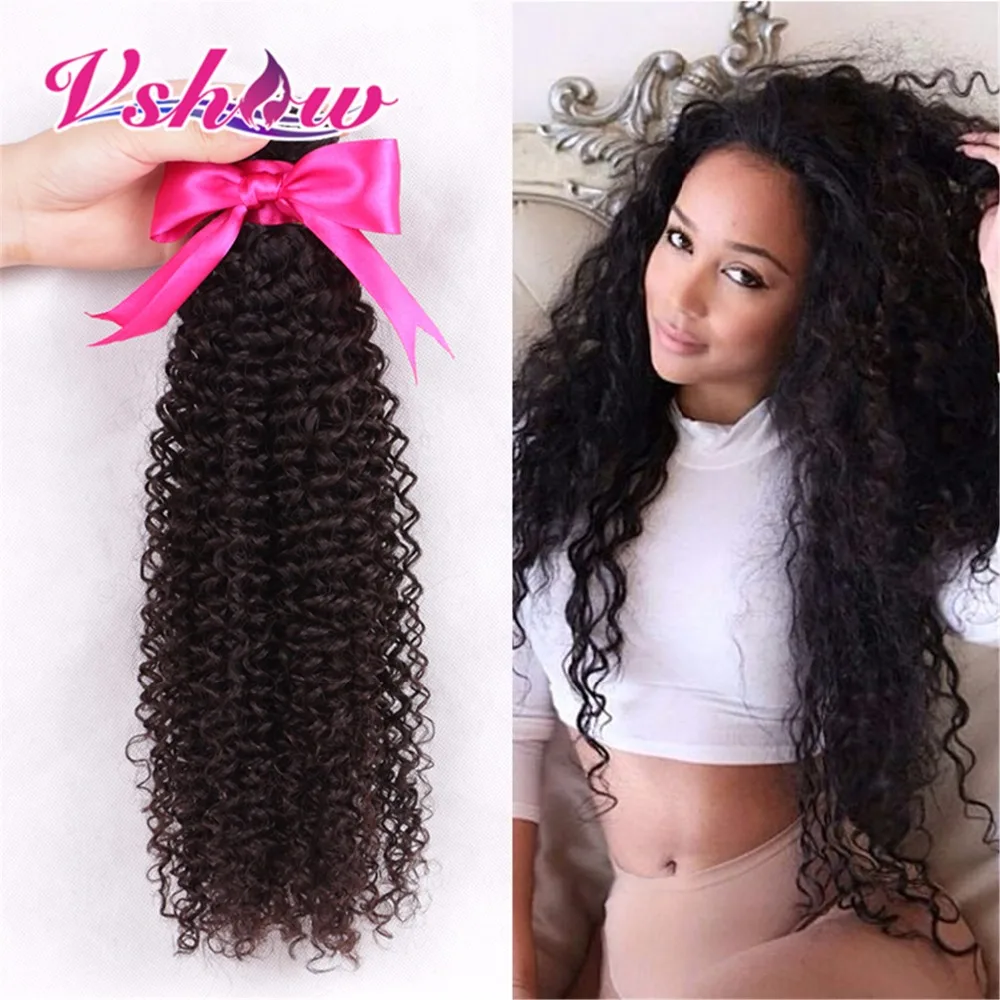 Brazilian Kinky Curly Virgin Hair V Show Hair Products 3pcs Brazilian