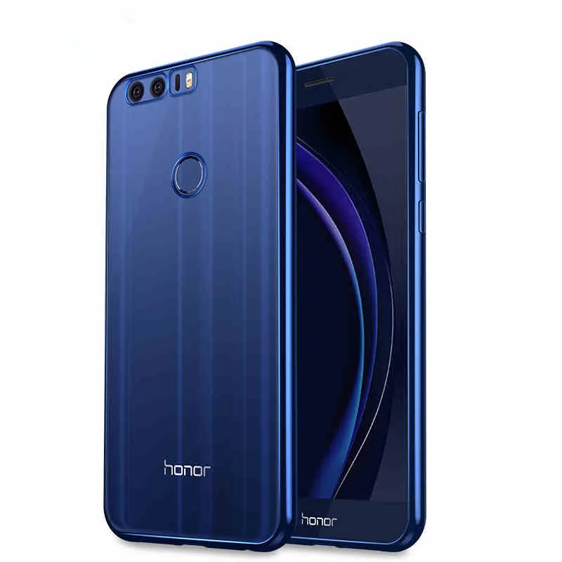 Роскошный чехол из ТПУ с покрытием для huawei Honor 8 9 10 Lite 20S 7A Pro 7C 8C 8X 9X Premium 10i View 20 чехол на P Smart Z Plus