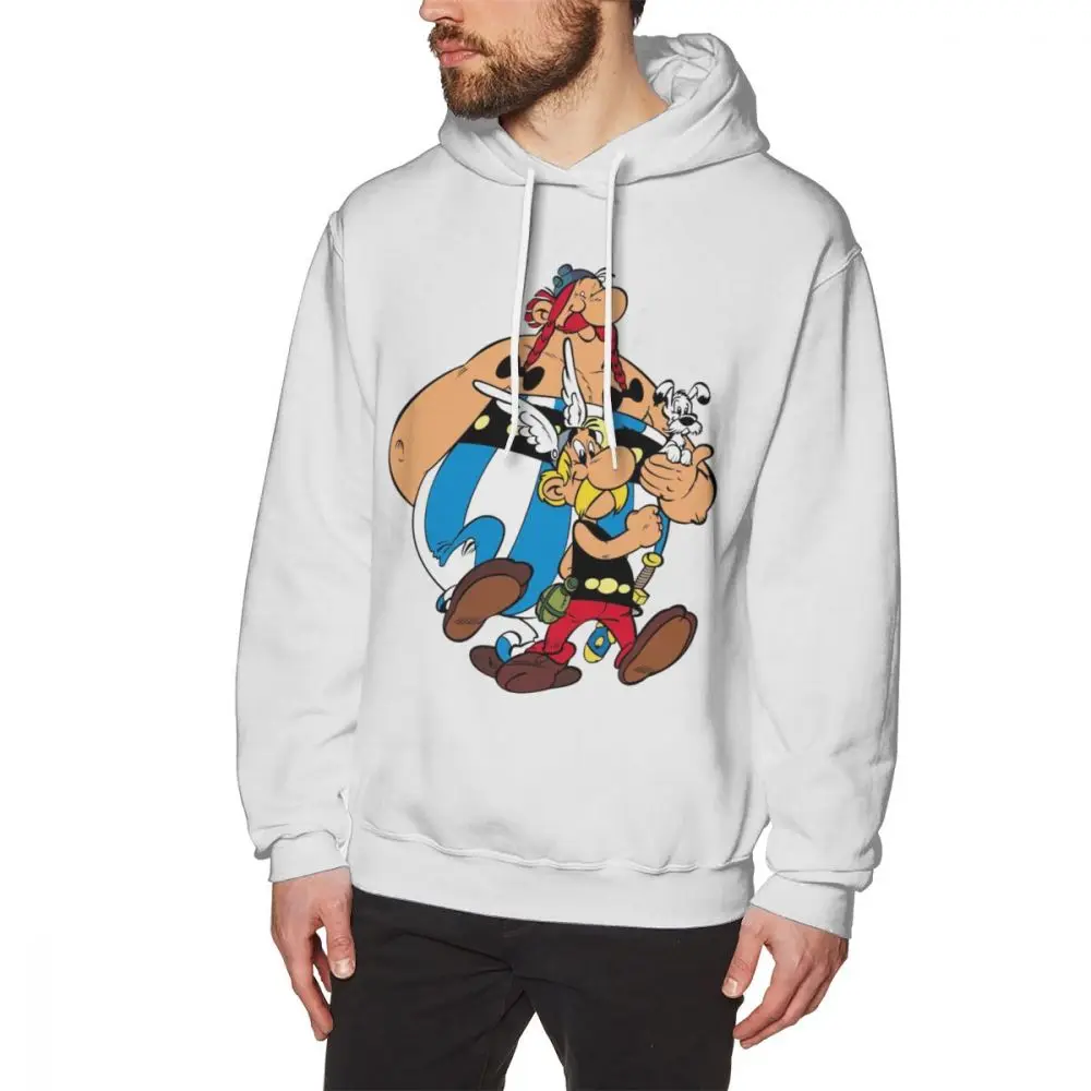 

Asterix & Obelix Hoodies Male Stylish Camiseta Pure Cotton