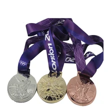 Производитель на заказ золотые и серебряные медали дешевые металлические спортивные медали k200205