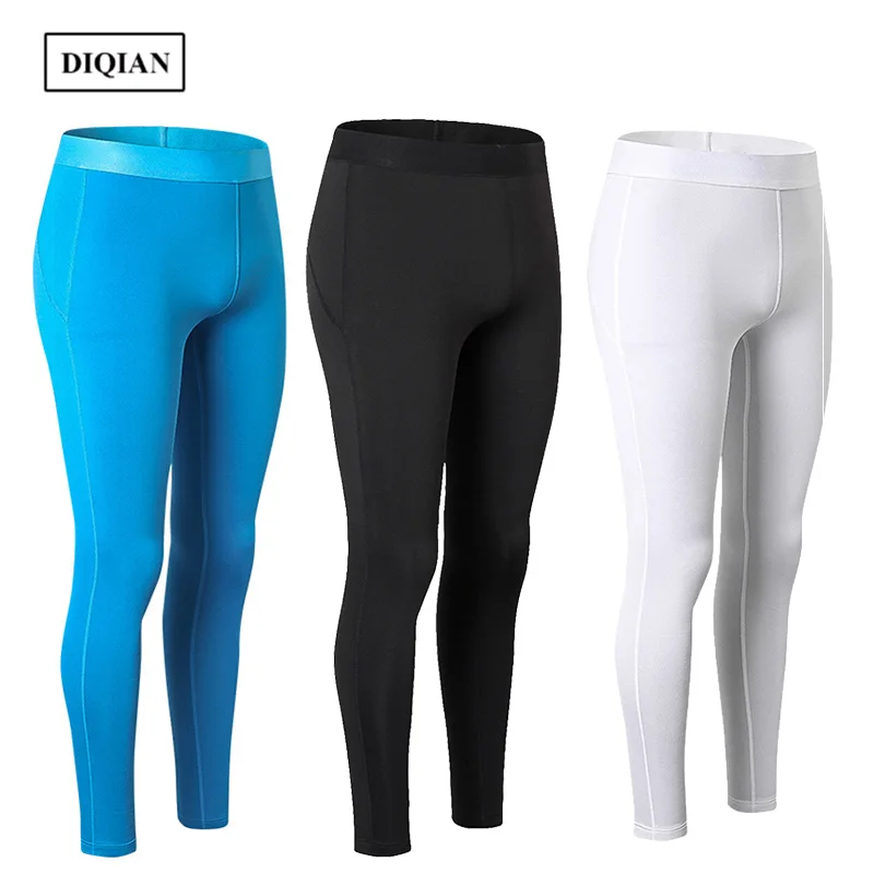 DIQIAN Fitness Solid Color Yoga Pants For Women Tight Running Plus Velvet Gym Bodybuilding 5 Colors Femme Sport Trousers | Спорт и