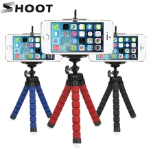 Mini Flexible Sponge Octopus Tripod for iPhone Samsung Xiaomi Huawei Mobile Phone Smartphone Tripod for Gopro