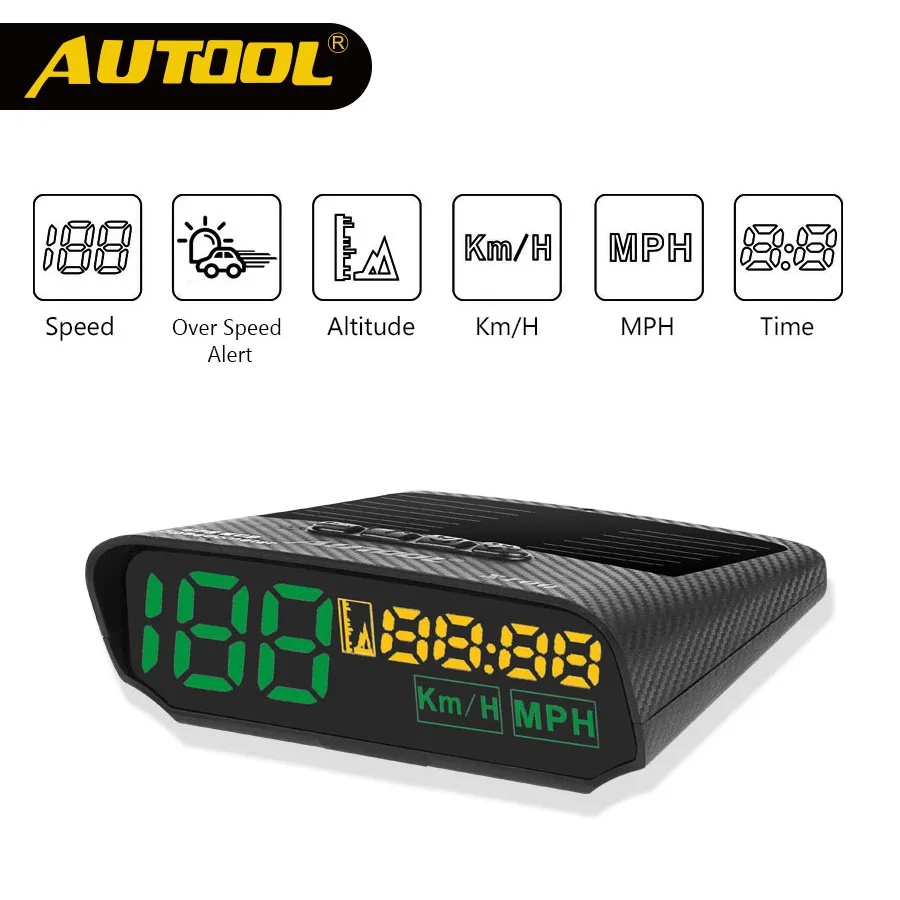 Скидка AUTOOL X100 font b gps b font измеритель скорости старый автомобиль дисплей Многофункциональный цифровой измеритель скорости высоты не OBD Автомобильный Элект...