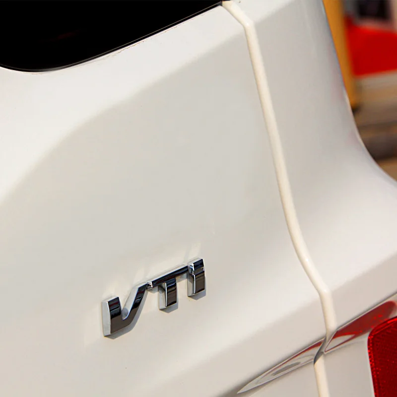 Серебряный Хром ABS VTi багажник Марка Замена эмблемы автомобиля-Стайлинг Модифицированная 3D наклейка для Honda Civic CR-V Accord Spirior