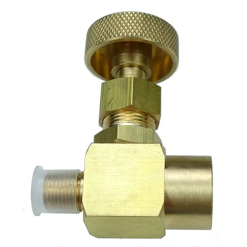 Медный игольчатый клапан 600 psi 1/8 &quotNPT Мужской * 1/8&quot Женский NPT|Клапан| |