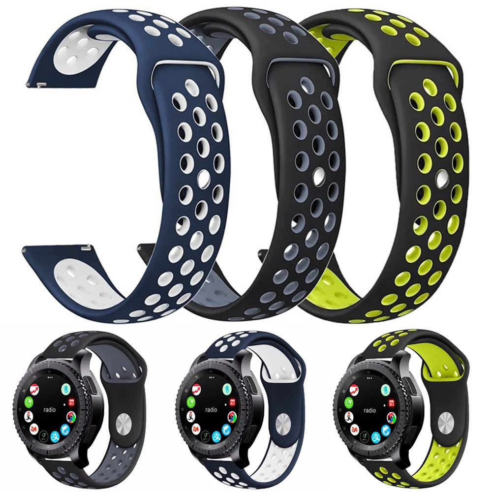 Спортивный силиконовый ремешок для samsung galaxy gear S3 Frontier сменный браслета Samsung Classic |