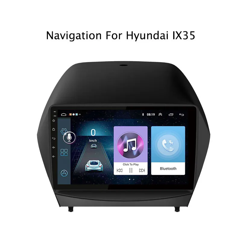 

ECTWODVD 9inch Android 8.1 Car Radio GPS Navigation Multimedia Stereo DVD Player for Hyundai Tucson/IX35 2010 2011 2012 2013