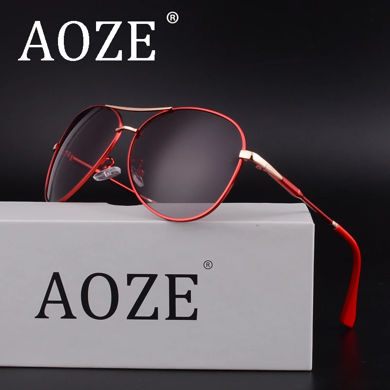 AOZE бренд солнцезащитных очков UV400 поляризационные Круглые Солнцезащитные очки Модные летние Роскошные Высокое качество сплав Oculos De Sol 8071