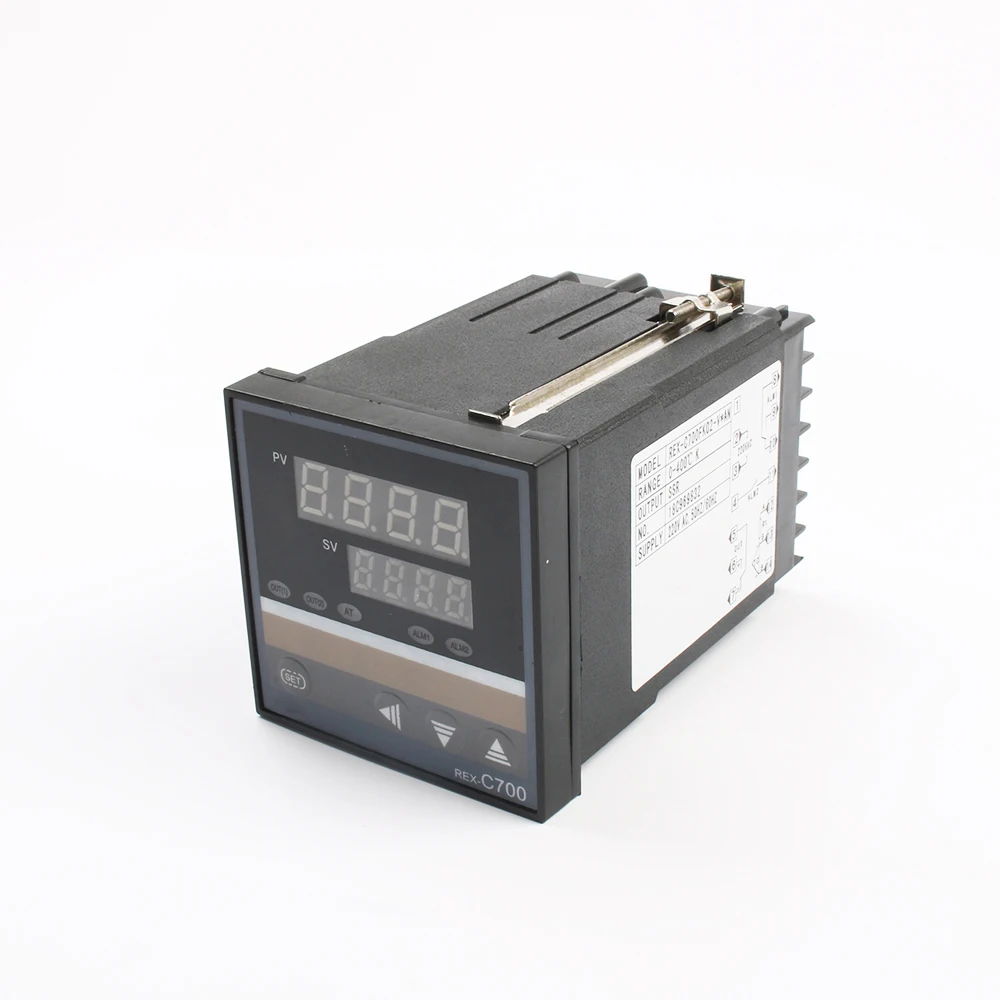 Goedkoop REX C700 temperatuurregelaar Digitale PID REX Temperatuurregelaar SSR Thermokoppel SSR40DA 40A REX C700 220 V ~ 240 V