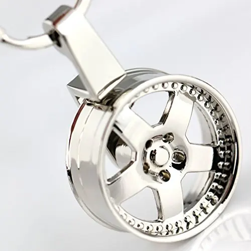 Creative Metal Key Chain Ring Silver Auto Part Car Styling 1 Pcs | Автомобили и мотоциклы