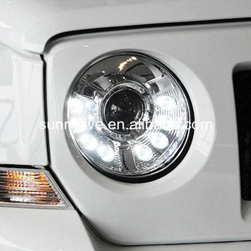 For Jeep Patriot 2011 To 2014 Year LED Headlights LED Head Lamp Chrome