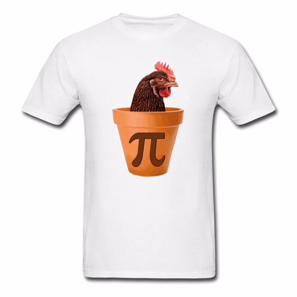 

2019 Top Selling 100% Quality Cotton Men's Print T-Shirt Chicken Pot Pi T Shirt Casual Man Tees