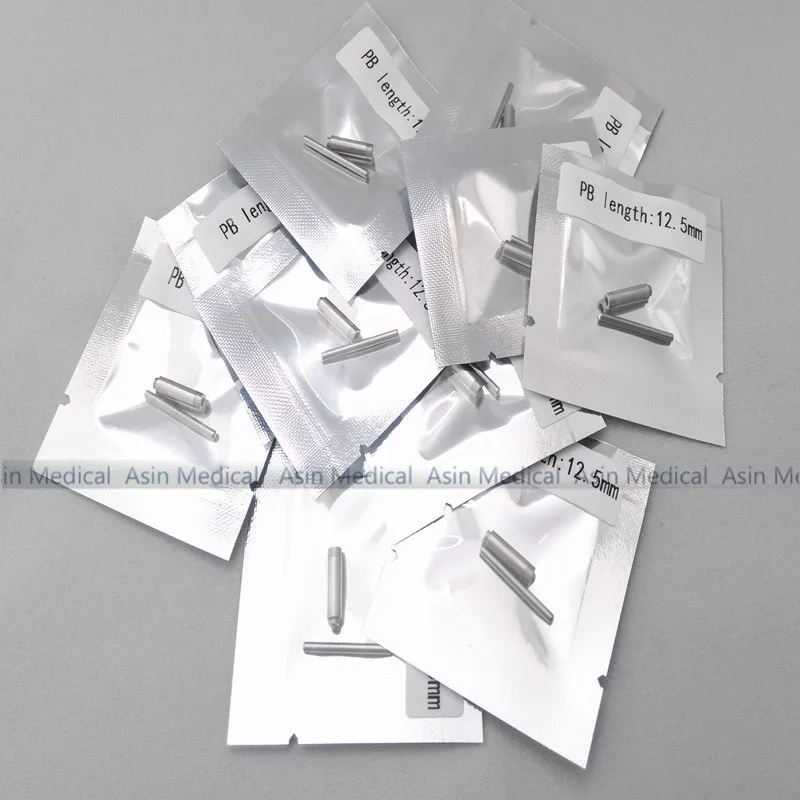 

Free Shipping 10 pcs New Asin Dental Push Button handpiece Shaft push cartridge button spindle Length: 12.5mm