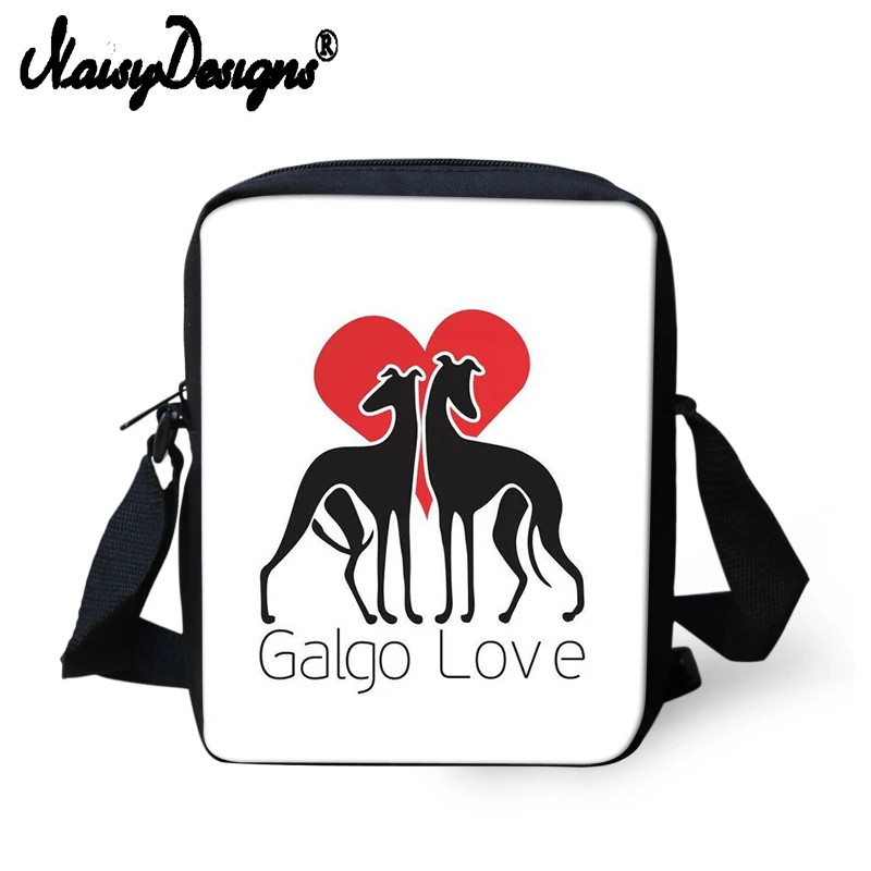 

Women Mini Messenger Bag Teenager Boy Girls 3d Greyhound Dogs Lover Prints Men Crossbody Shoulder School Bags Male Drop Shipping