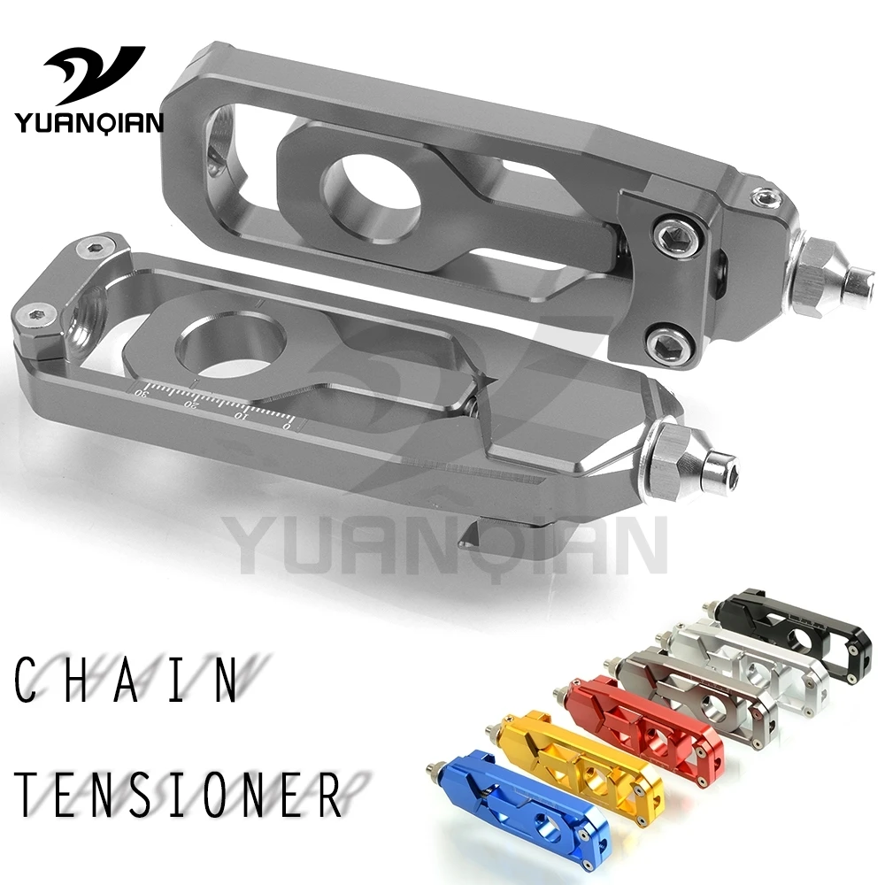 Aluminum CNC Chain Adjusters Tensioners Catena For YAMAHA MT-09 FZ-09 2013-2017 