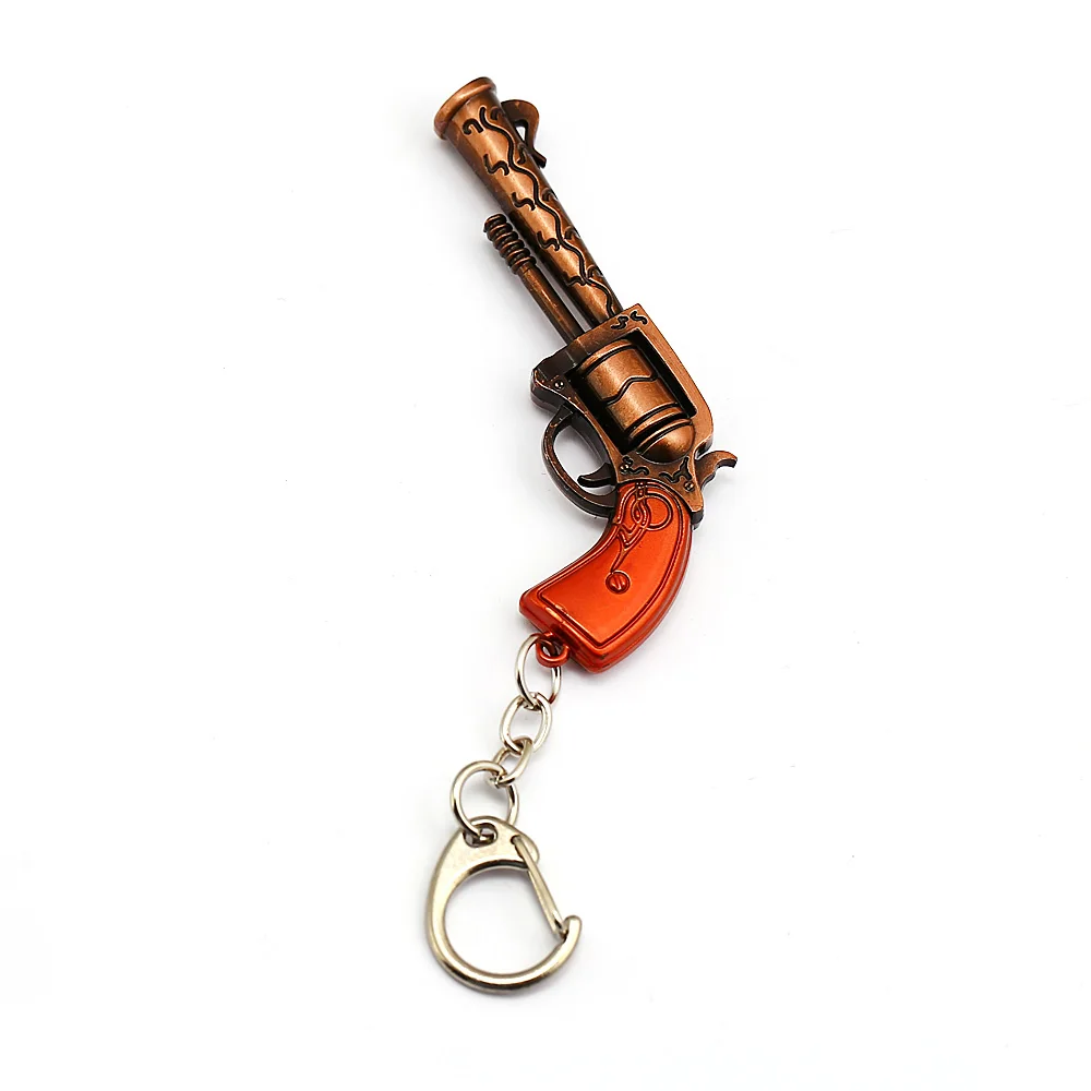 Jewelry Keychain Holder Metal Weapon Pendants Gun Model Battle Royale Keyring For Men Revolver Toy Accessory Game Jewelry Keychain Holder Metal Weapon Pendants Gun Model Battle Royale Keyring For Men Revolver Toy Accessory Game