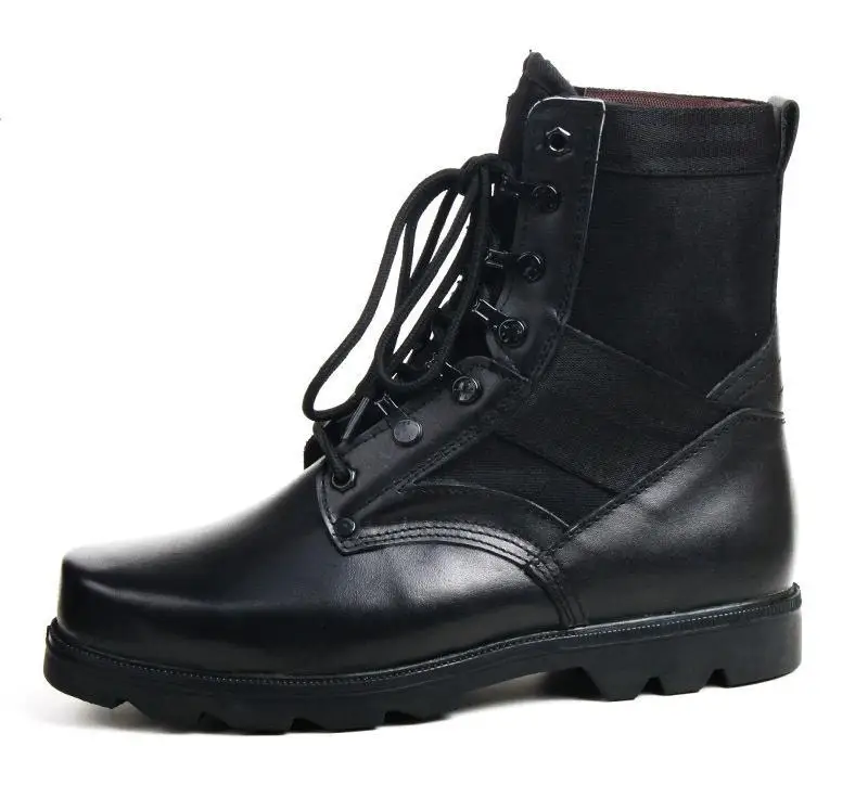 

Fall Winter Wool Army Boots Male Special Forces Training Male Female Army Boots Security Shoes Single Shoes Cow Leather
