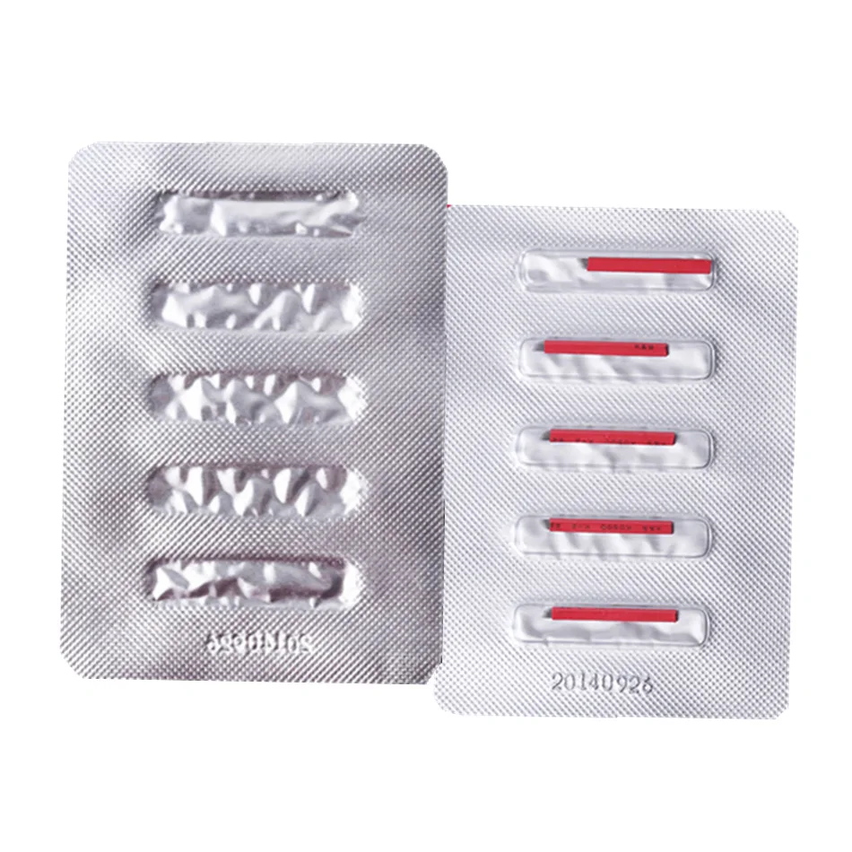

25pcs/lot Blister Packing Red 7Pins Blades Eyebrow Tattoo Needles 5 pcs/pack For Permanent Make
