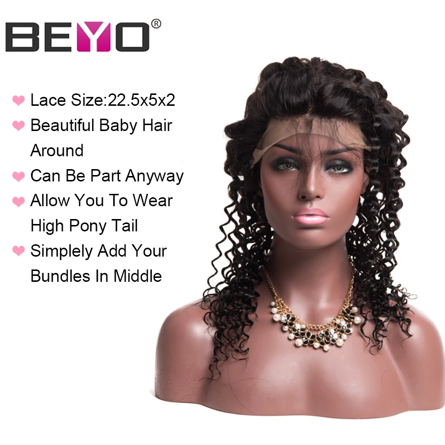 Deep Wave 360 Lace Frontal Closure Brazilian Hair 100% Human Hair Closure Pre Plucked Frontal Free/Three/Middle Part Closure Deep Wave 360 Lace Frontal Closure Brazilian Hair 100% Human Hair Closure Pre Plucked Frontal Free/Three/Middle Part Closure