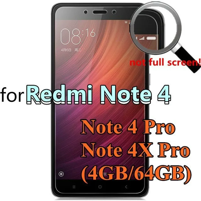 

Cell Phone Tempered Glass For Xiaomi Redmi Note 4 Screen Protector For Xiaomi Redmi Note 4x Global Version 2.5d Protective Glass