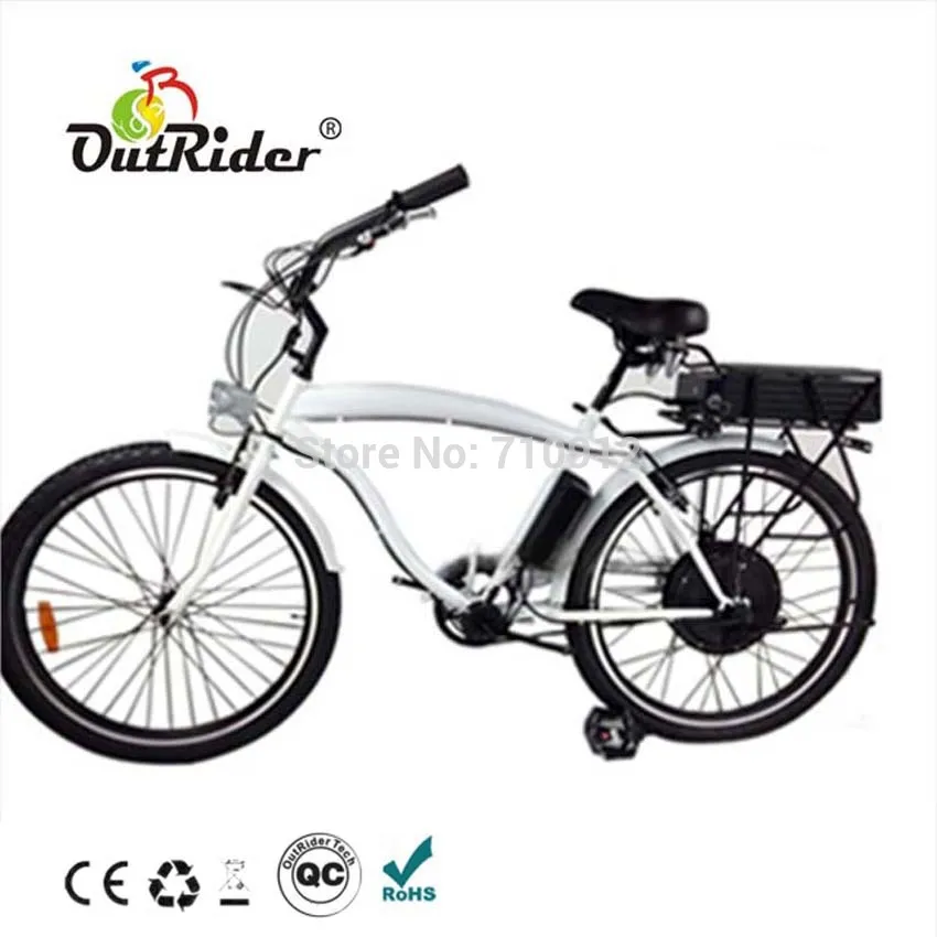

New Design 2017 Brushless Hub Motor Beach Cruiser Electric Bike OR21C09